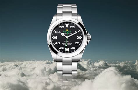 rolex air king scritta verde|rolex air king history.